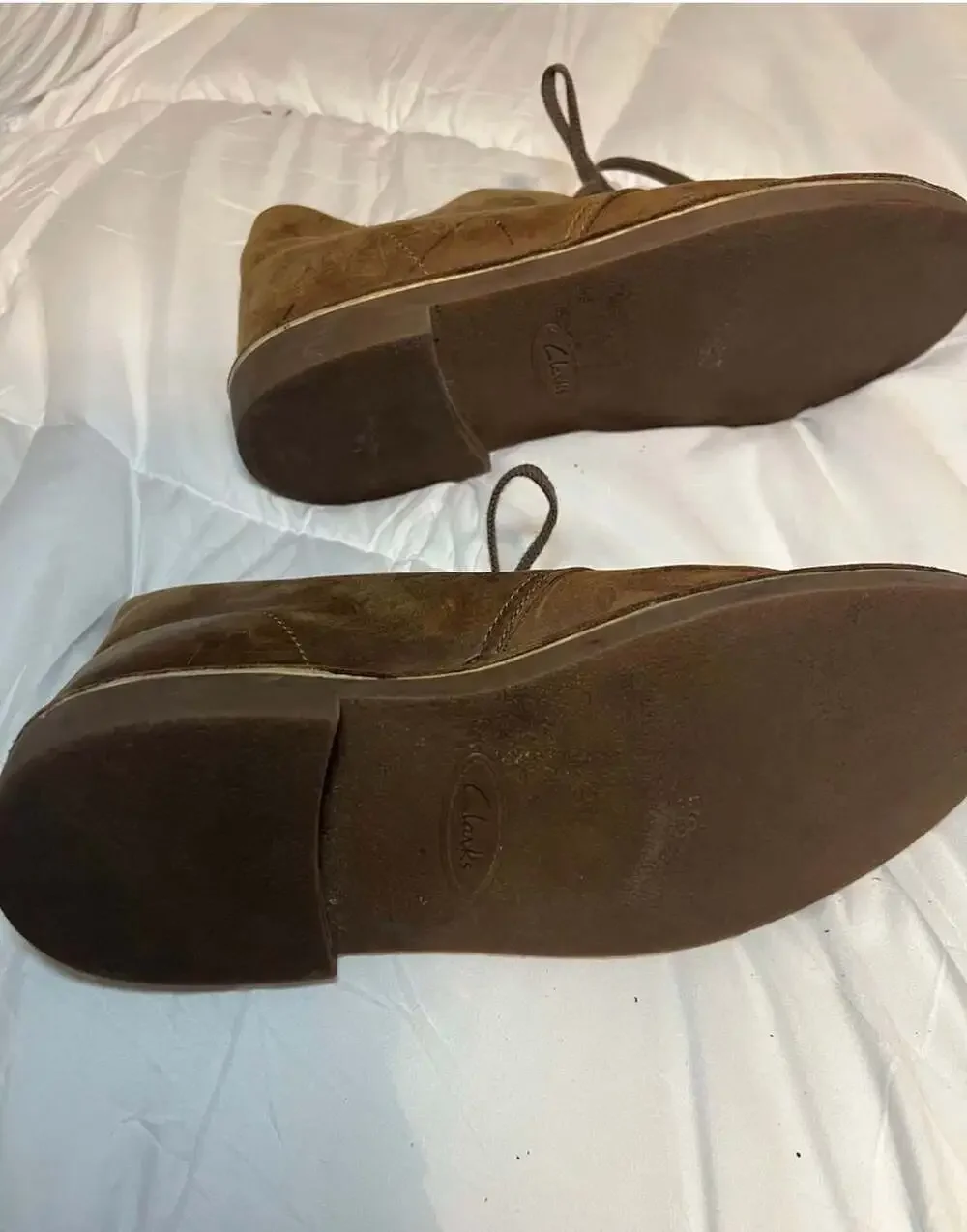 Clarks brown leather
